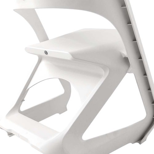 white office and dining chairs