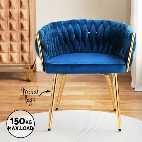 woven design dining chairs